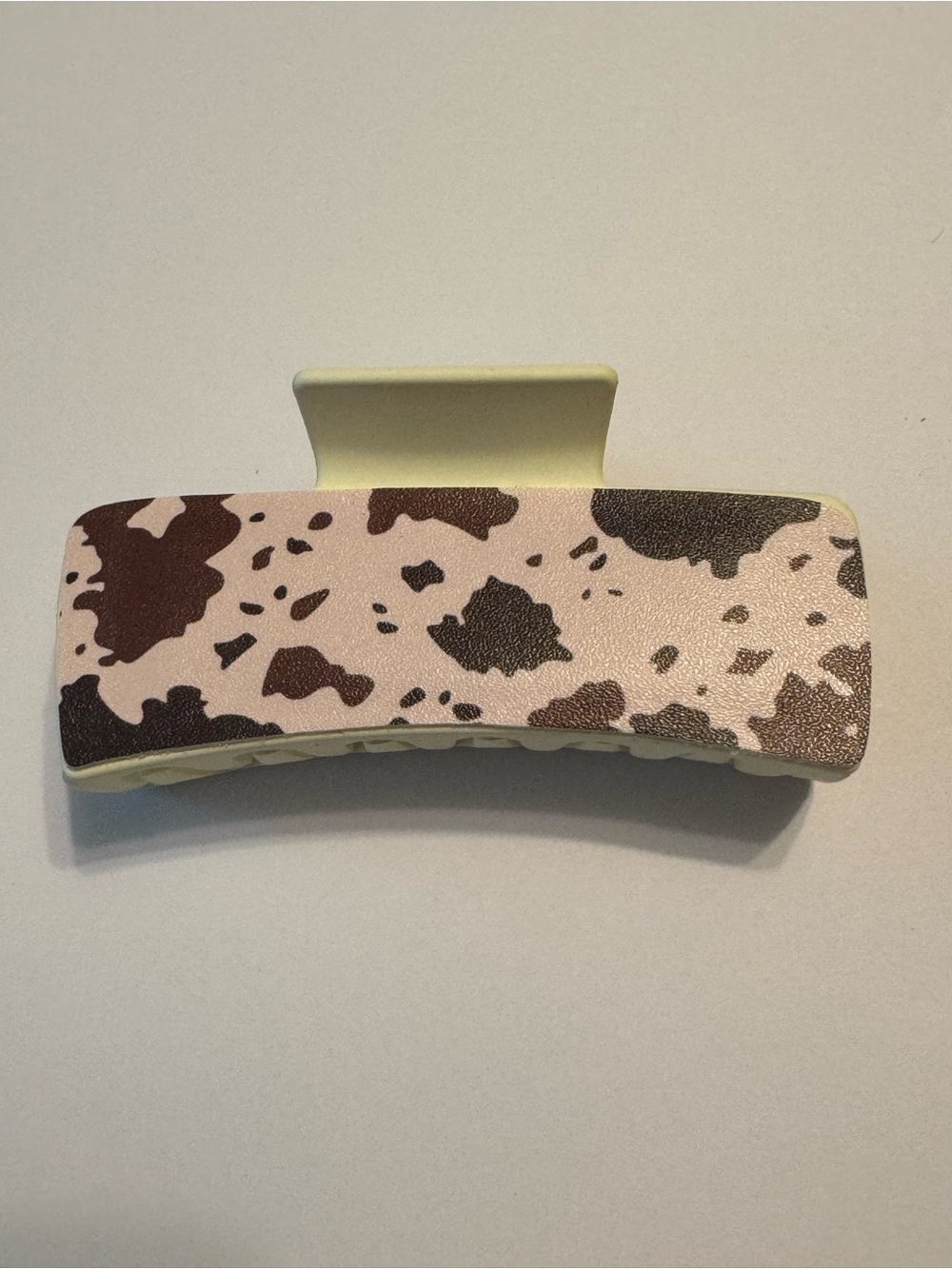 Country Western Cow Print Boho Claw Clip